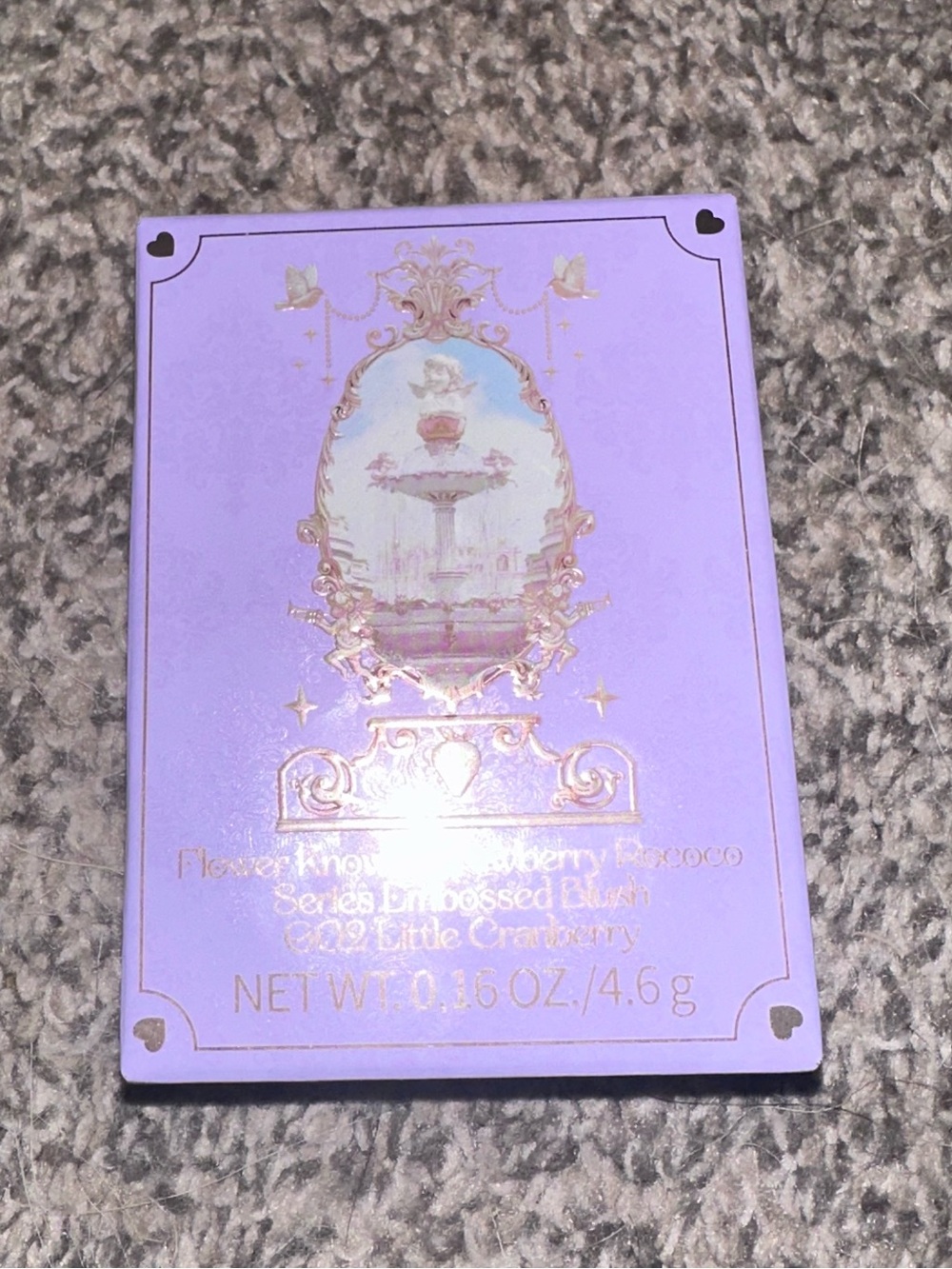 Violet Strawberry Rococo Embossed Blush (#G02) - Picture 10 of 15